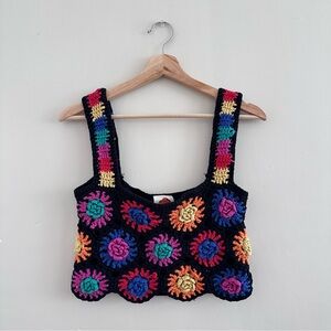 FARM Rio Crochet Crop Top